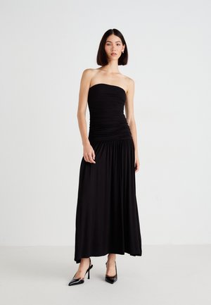 DROPPED WAIST DRESS - Jerseyjurk - black