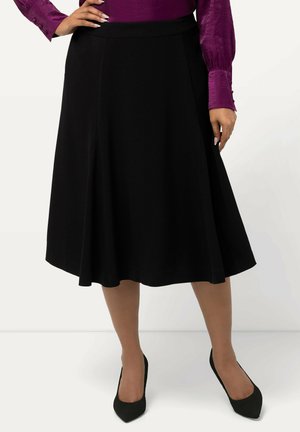 GODET - A-line skirt - black