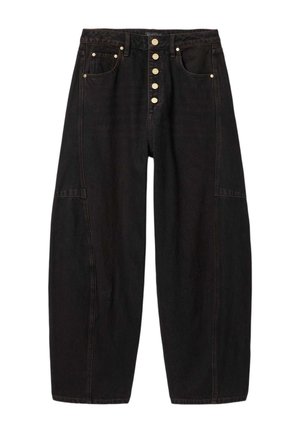 AllSaints, CARTER BUTTON JEAN - Pernera ancha - overdyed brown