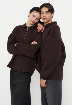 YOURTURN by Zalando, UNISEX - Sweatshirt - dark brown