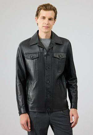 Veste en cuir - black