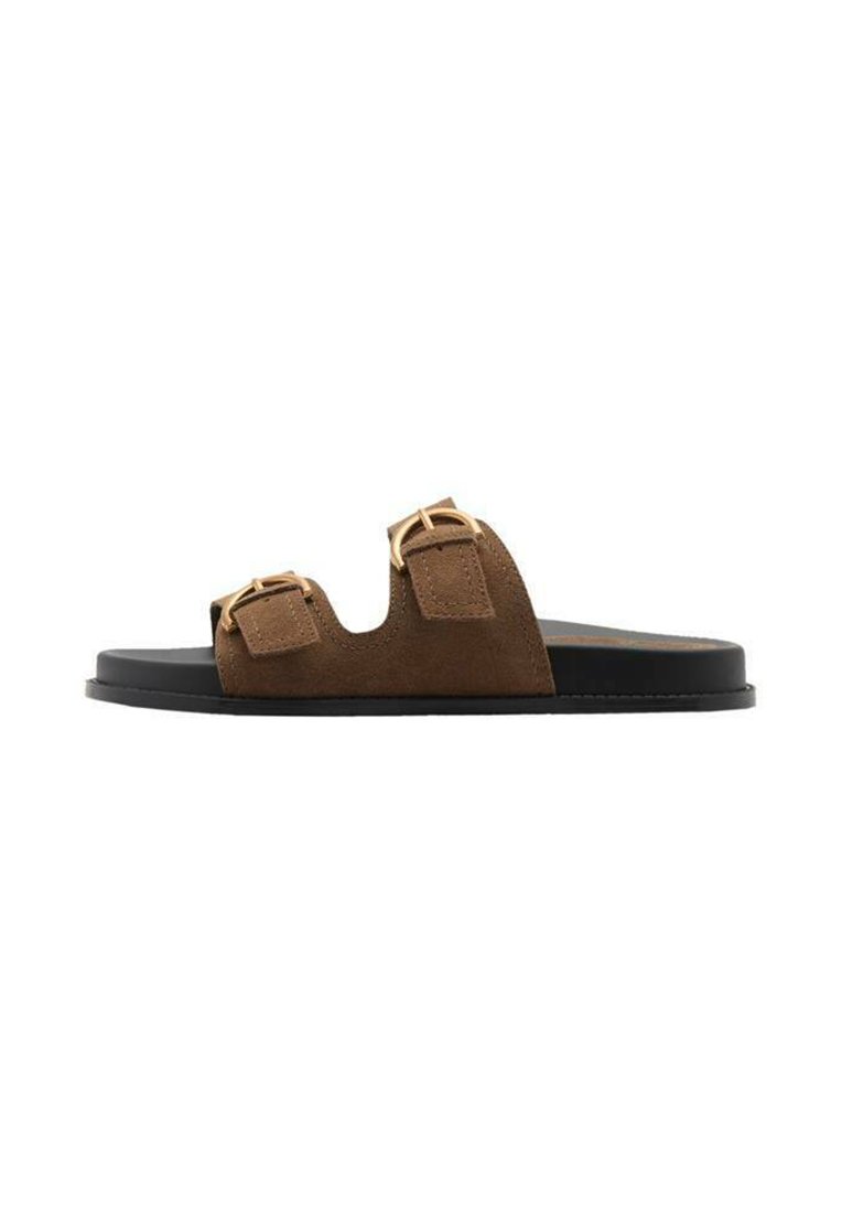 Mango - PETRA - Mules - khaki, Enlarge