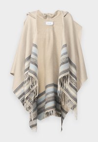 VILA VIEMMA HOODED PONCHO - Skraistė - birch