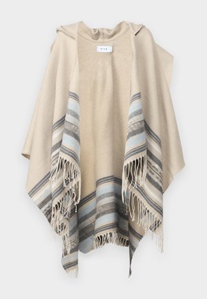 VILA VIEMMA HOODED PONCHO - Cape - birch