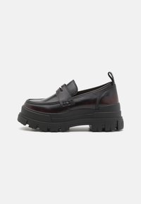 ASPHA LOAFER - Slipper - black/red