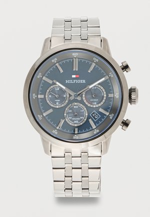 Tommy Hilfiger KENT - Kronográf óra - grey/blue