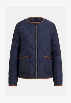 Lauren Ralph Lauren TWILL-TRIM ONION-QUILTED JACKET - Jas - dark navy
