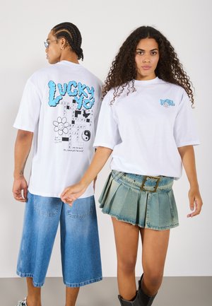 UNISEX - Print T-shirt - bright white