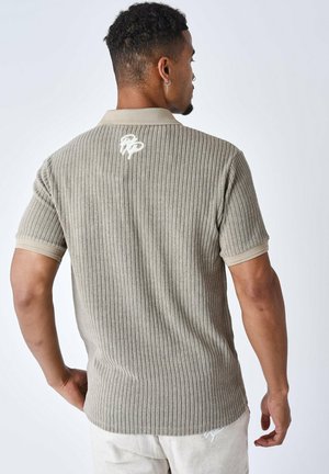 PREPPY TEXTURÉ - Polo - taupe