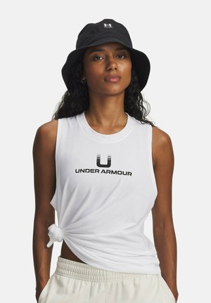 Under Armour SLEEVELESS VARSITY U TANK - Top - white