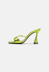 LUST MULE CRYSTAL EMBELLISHED  - Mules med hæl - chameleon green