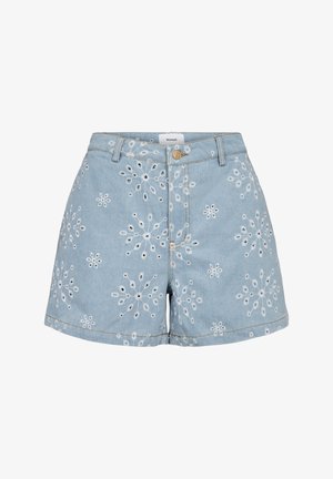Nümph NUDELILAH - Shorts vaqueros - light blue denim