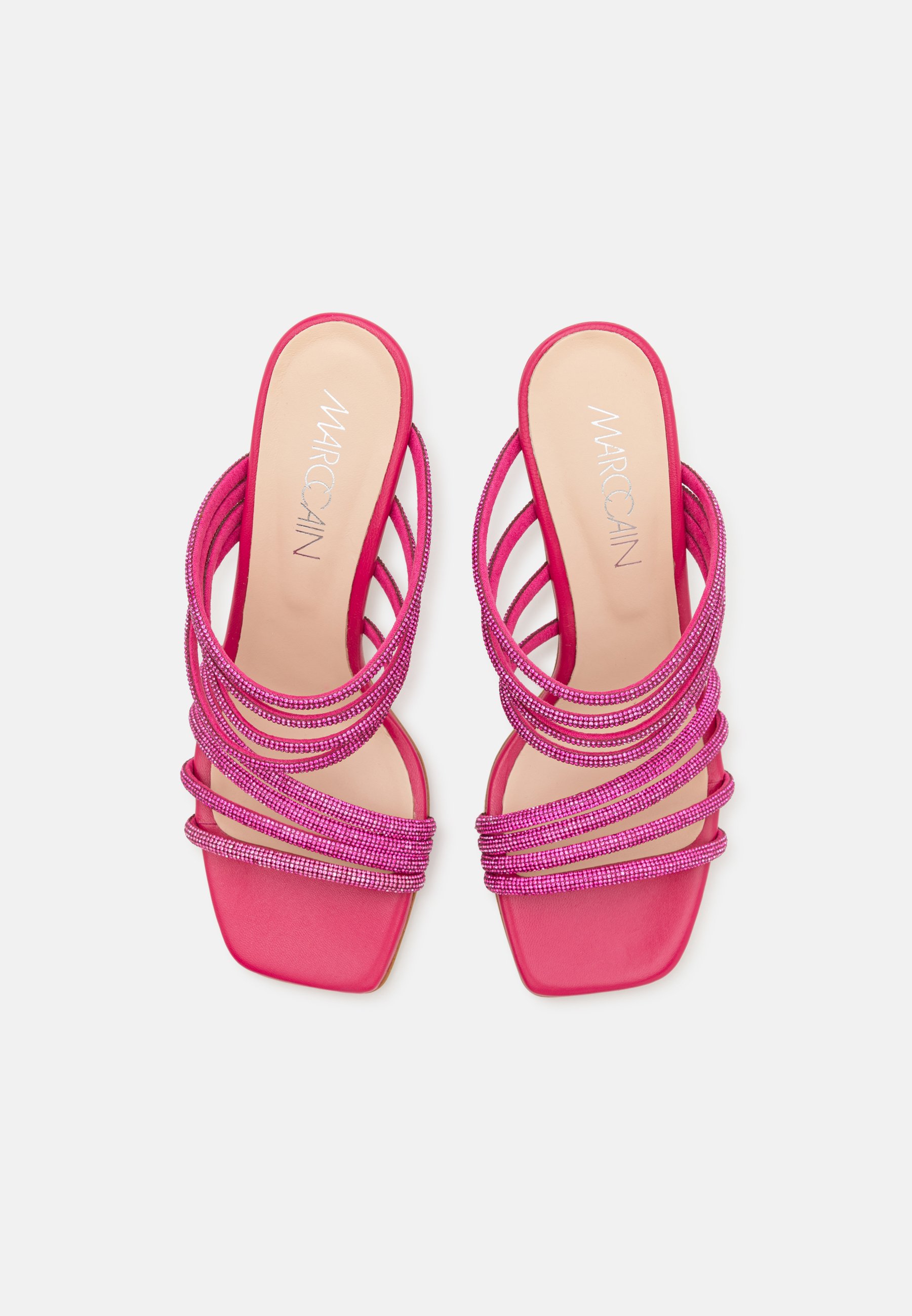 Marc Cain Heeled mules - deep fuchsia/pink - Zalando.co.uk