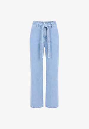 GIRL VIVI, GIRL VIVI DAMEN JEANS DAMEN JEANS - Pernera ancha - blau