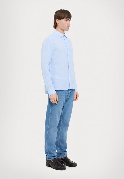 J.LINDEBERG SLIM MELANGE - Ing - chambray blue