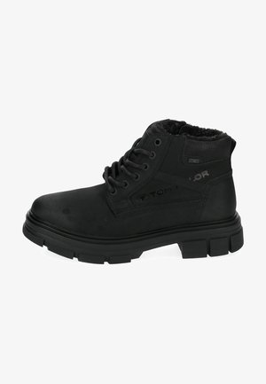 TOM TAILOR Botines con cordones - black