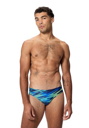Speedo, HYPERBOOM PRINT BRIEF 2.5" - Slip - peacoat deep sapphire