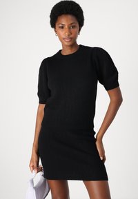 Davida Cashmere PUFF SLEEVE  - Vesta - black