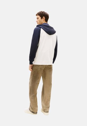 Tommy Jeans, TJM REG LA FZ HOODIE - Sudadera con cremallera - dark night navy stripe
