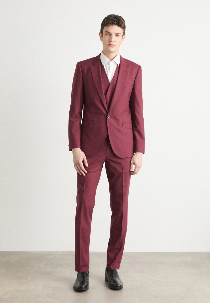 HUGO ARTI HESTEN SET - Prsluk za odijelo - dark pink
