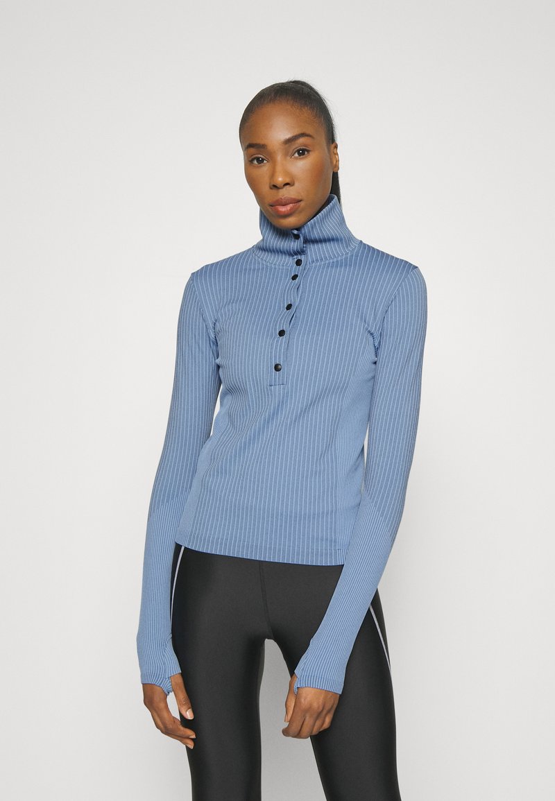 Athleta FLURRY SEAMLESS Long sleeved top heron blue/blue Zalando.ie