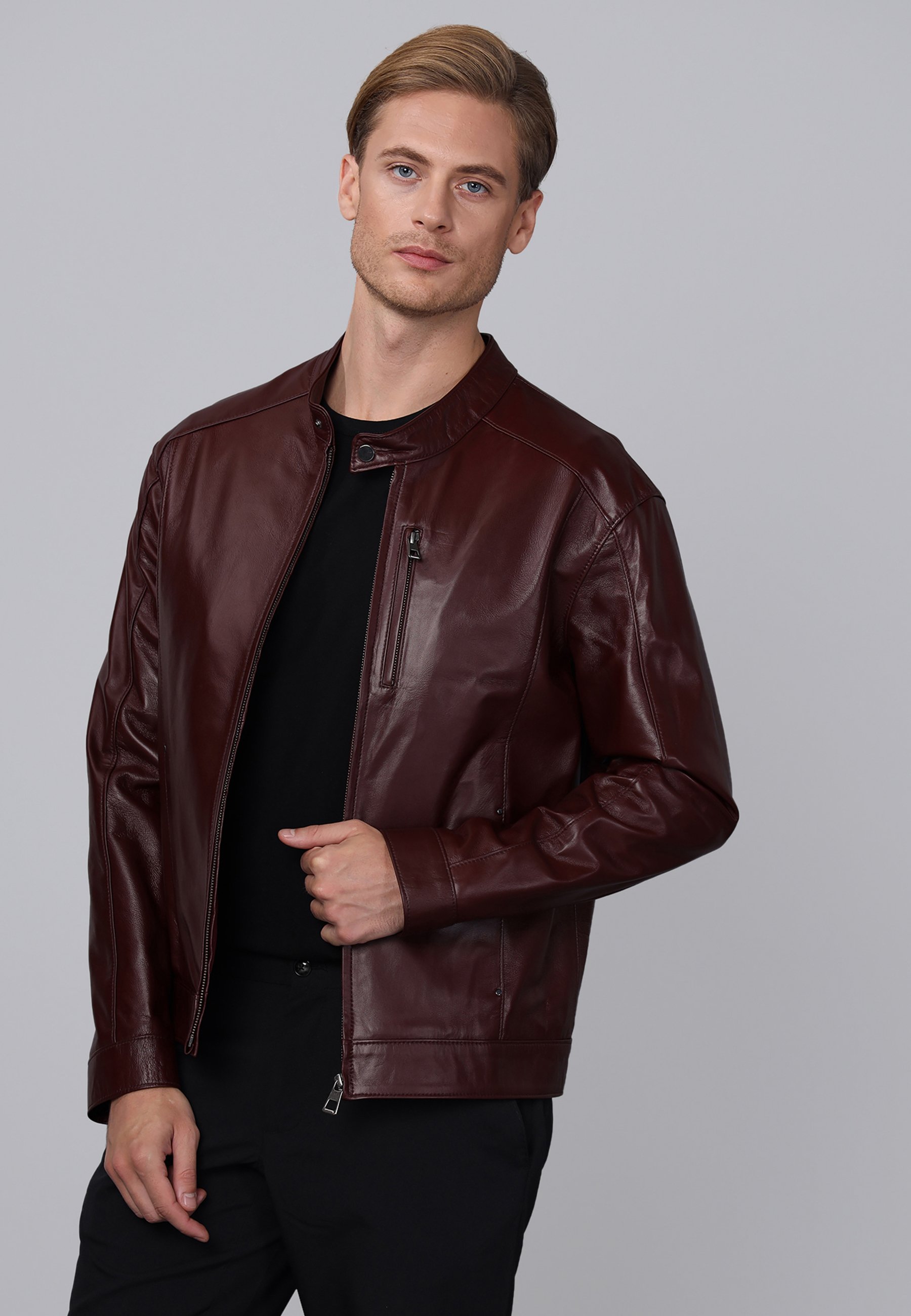 Chaqueta Ready Biker Burdeo Only - Calce Ajustado - Compra Ahora | Dafiti  Chile