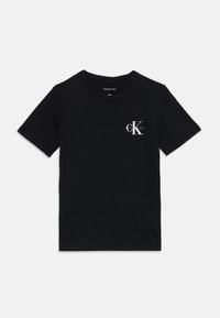 Calvin Klein Jeans CHEST MONOLOGO UNISEX - Marškinėliai su spaudiniu - black