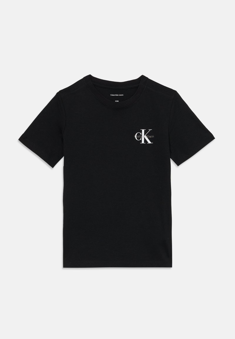 Calvin Klein Jeans CHEST MONOLOGO UNISEX - Marškinėliai su spaudiniu - black