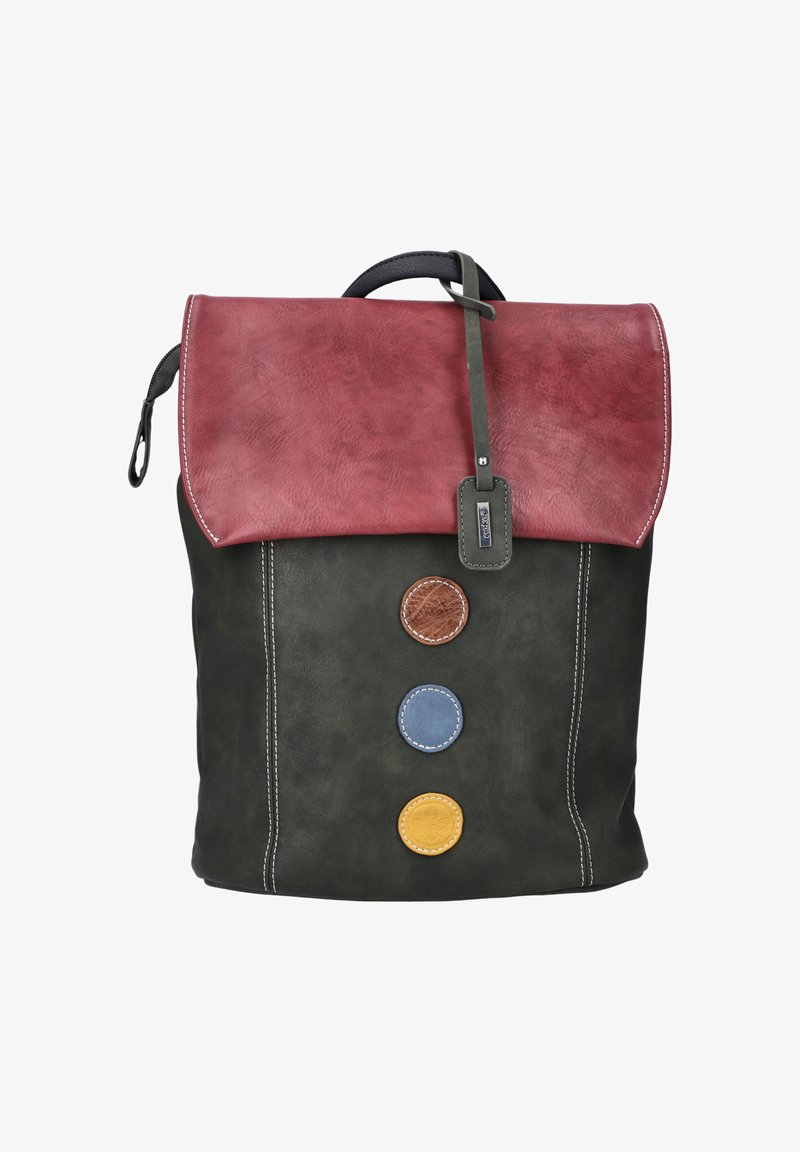 Rieker Rucksack - forest/wine