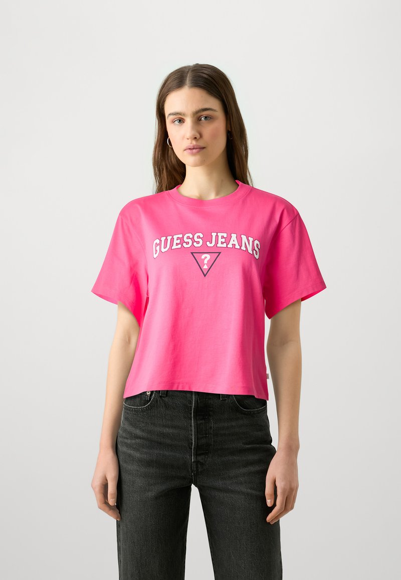 Guess Jeans - T-shirt z nadrukiem