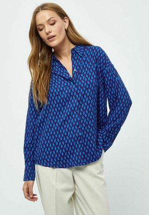 PCORELLA - Bluza z gumbi - imperial blue print