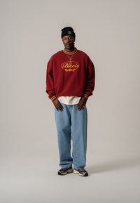 BLKVIS SCRIPT ROSES UNISEX - Camisola - merlot