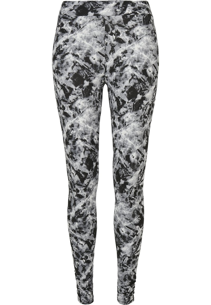 Urban Classics - SOFT AOP - Leggings - blackfading, Förstora