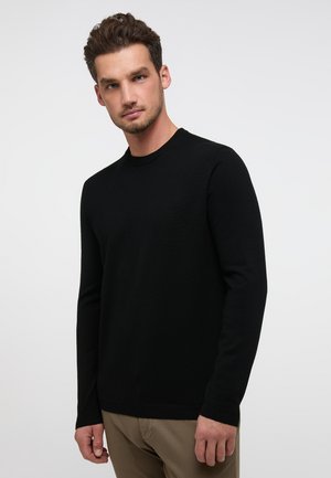 Strickpullover - schwarz