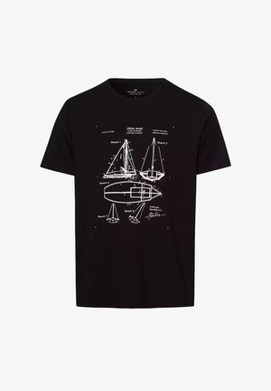 Cross Jeans, - T-shirt z nadrukiem