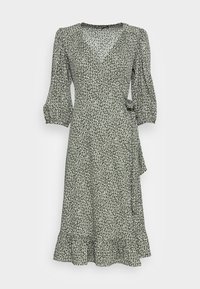 ONLOLIVIA WRAPMIDI DRESS - Vestido de dia - balsam green kenya