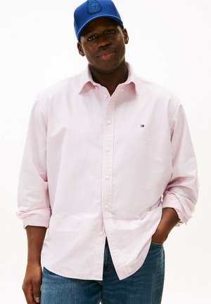 PLUS REGULAR FIT STRIPE - Skjorter - medium red   white