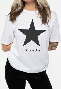 Paradiso Clothing DAVID BOWIE BLACK STAR - Print T-shirt - white