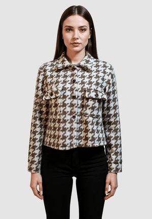 CORTA ESTAMPADA - Chaqueta fina - beige