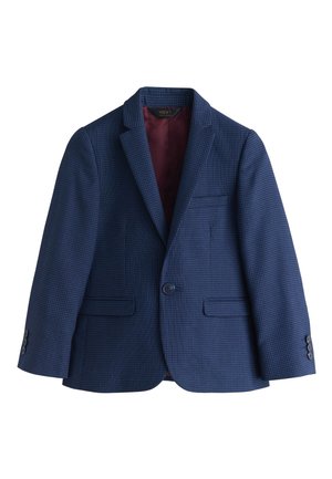Next REGULAR FIT - NAVY CHECK SKINNY FIT SUIT JACKET . - Blazere - navy check