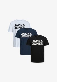 Non sélectionné, weiß blau schwarz