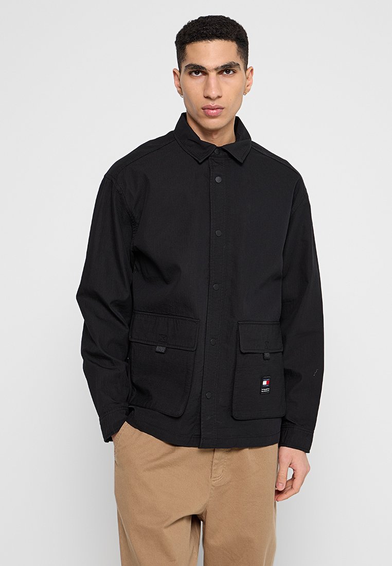 Tommy Jeans Lichte jas zwart Tommy Jeans Lichte jas zwart