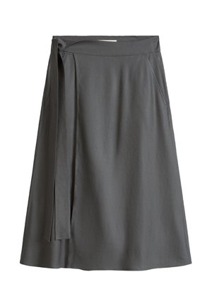Marc O'Polo, WRAP STYLE SKIRT - Wickelrock - oxide grey