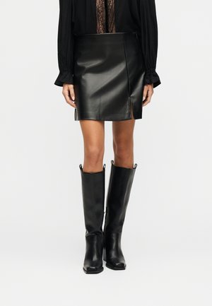 SKIRT - Fustă mini - black