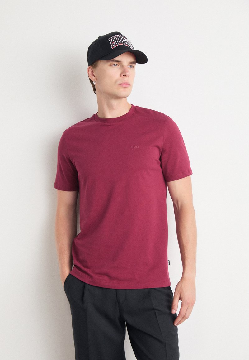 BOSS THOMPSON - Basic póló - dark red