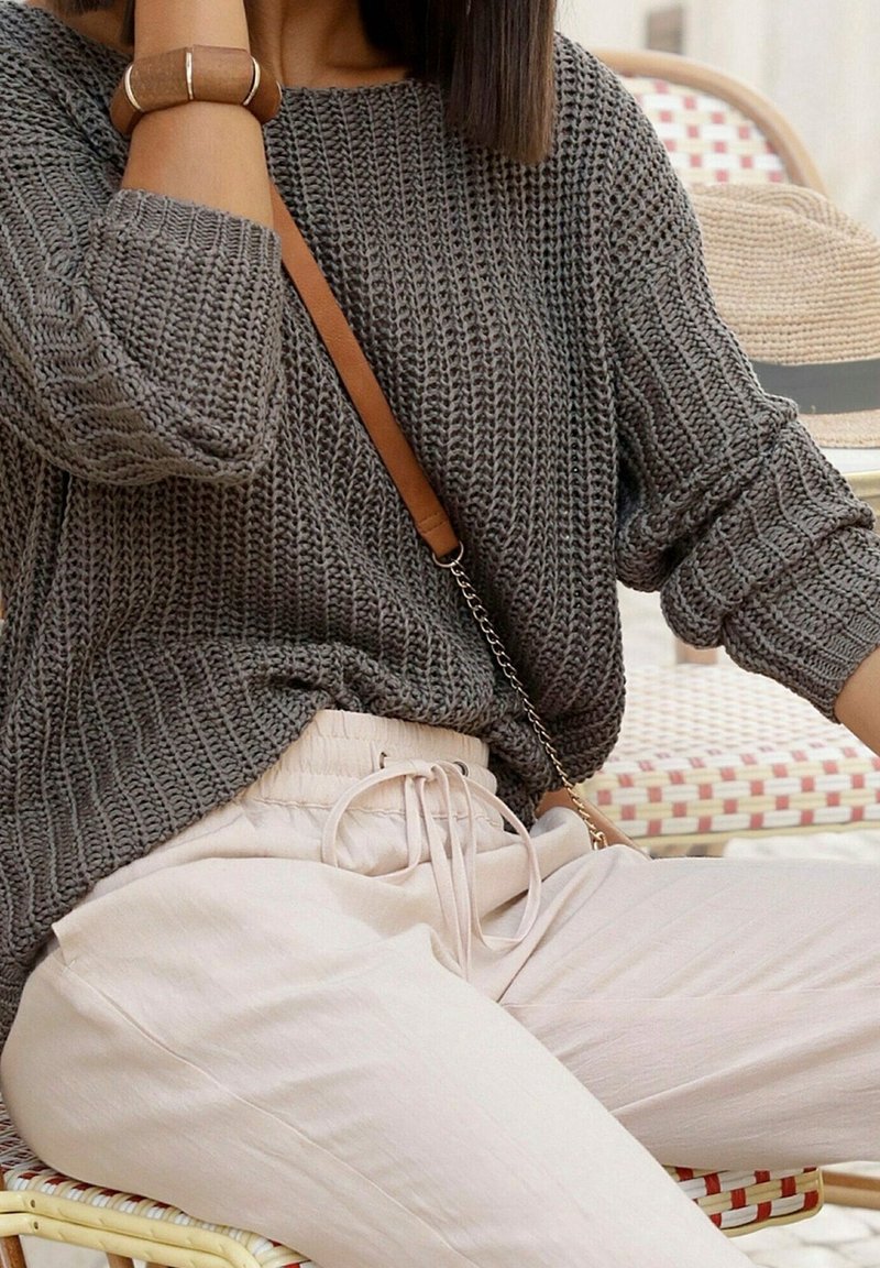 LASCANA Strickpullover - khaki