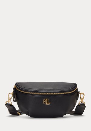 Lauren Ralph Lauren LEATHER MARCY BELT BAG - Riñonera - black