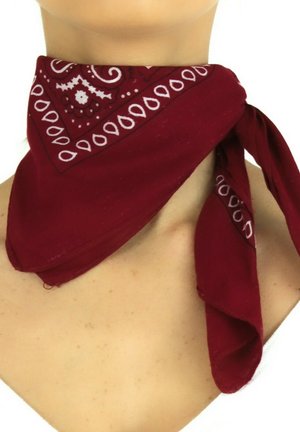 Kebello, BANDANA COTON - Foulard - bordeaux