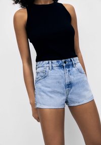 PULL&BEAR Shorts vaqueros - blue denim