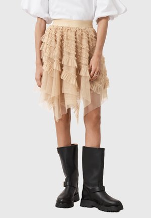 A-line skirt - blush pink